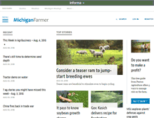 Tablet Screenshot of michiganfarmer.com